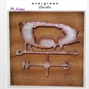 New Weathervane Pig Home Décor